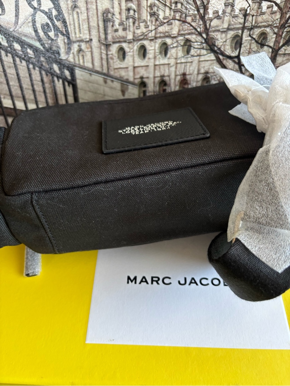 Marc Jacobs Black 'The Cargo Bag” Doble Strap - Picture 12 of 16